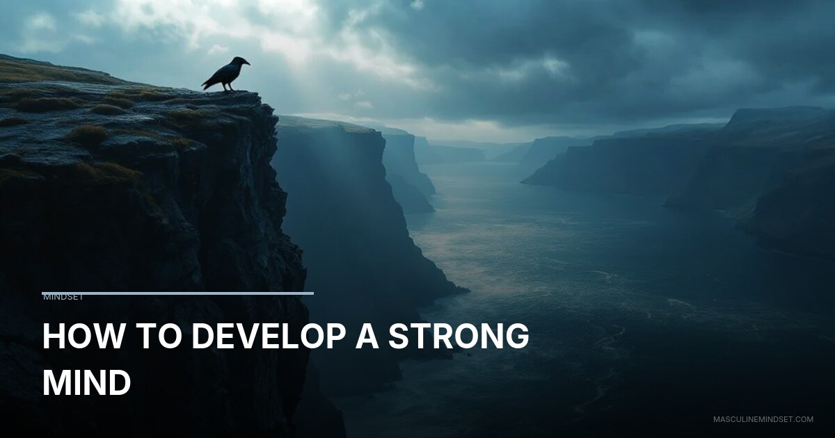 How To Develop A Strong Mind | Masculine Mindset