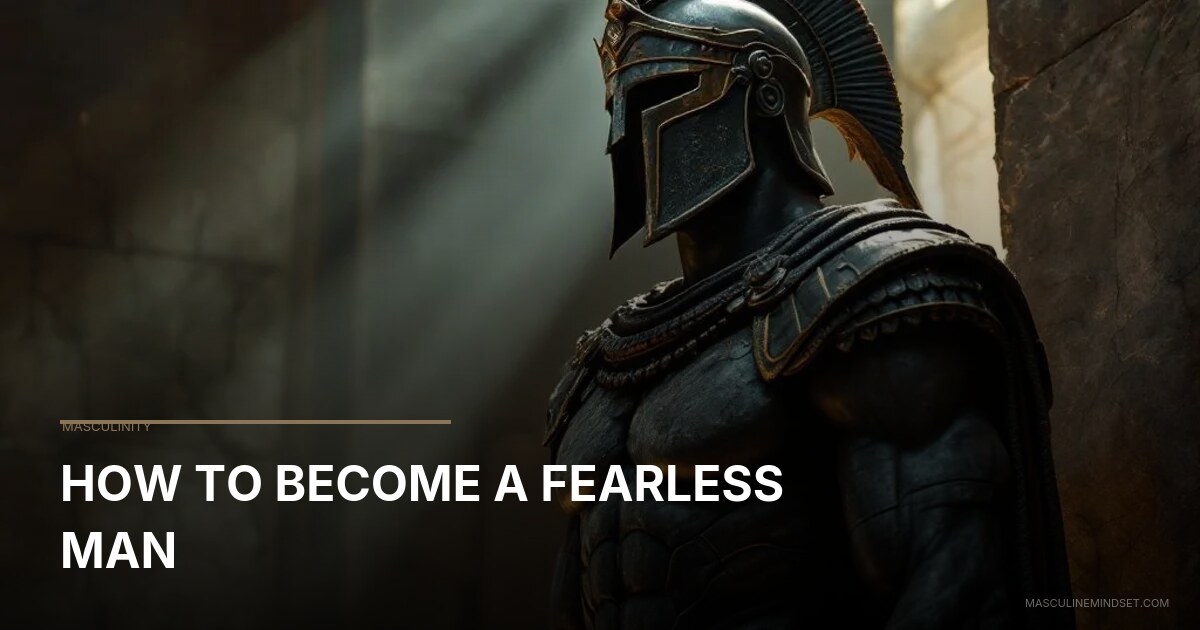How To Become A Fearless Man | Masculine Mindset