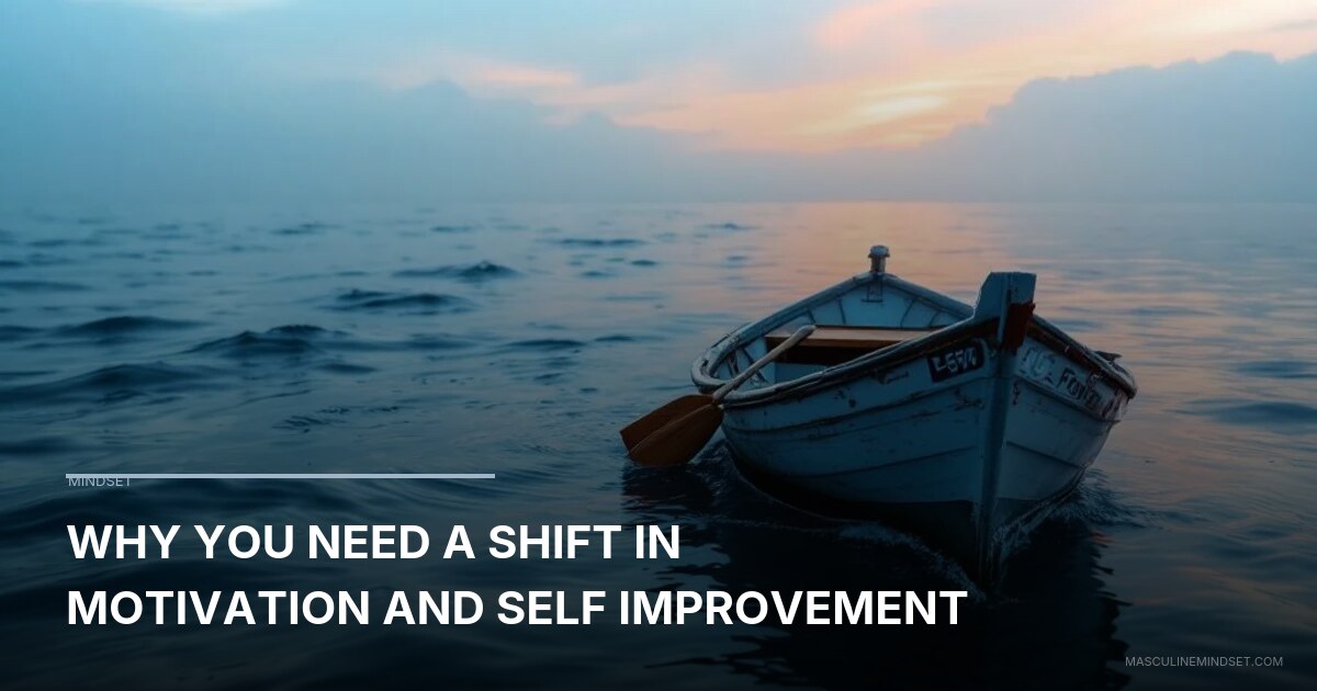 Work Shift Motivation Why You Need A Shift In Motivation And Self Improvement | Masculine Mindset